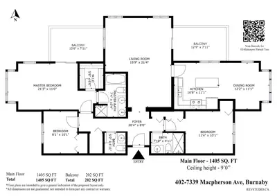 3bedroom 2.5 bath apt near Royal Oak / Burnaby Central