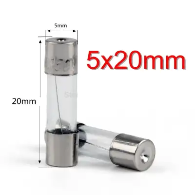 New Slow Blow Fuses 5x20mm 5A 250V Glass Fuse, View more