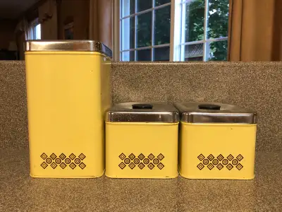 vintage tin containers, View more