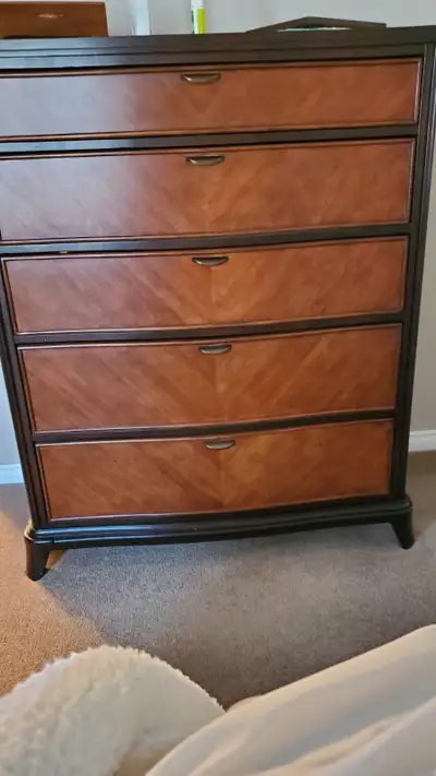 Bedroom Set...Beautifully Crafted  All Wood Dresser & Highboy, View more