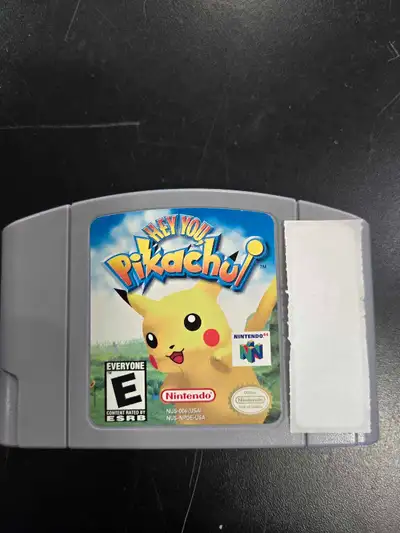 N64 GAME HEY YOU PIKACHU , View more