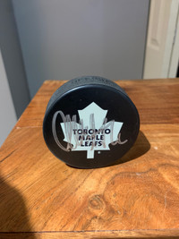 Toronto Maple Leafs signed puck Clarke McArthur