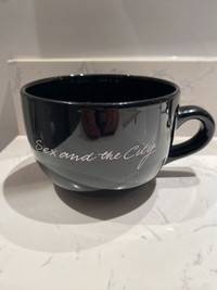 Sex and The City Black Pink Logo Latte Coffee Mug