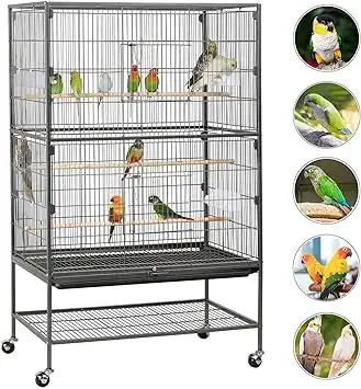Moyenne Cage de Vol pour oiseaux et petit perroquet, View more