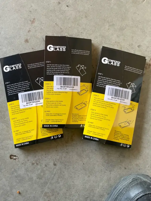 iPhone 13 Pro screen protectors + camera cover brand new in General Electronics in Windsor Region - Image 4