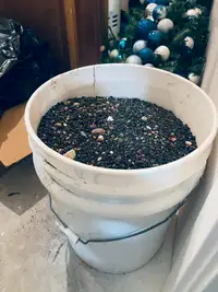 2 Full bucket  of Mixed Aquarium Gravel and Sand for Sale