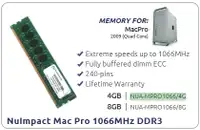 Mac Pro 1066MHz DDR3 4Gb Memory DIMMS