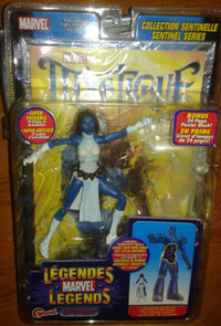 figurine marvel mystique wolverine , star wars , x-men  toy biz