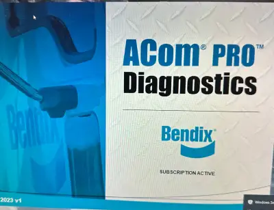 Acom pro Dianostic Bendix 2023 V1 $100 installed via teamviewers
