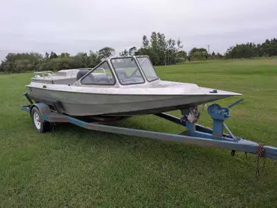 I have a 16 foot aluminum hedliner jet boat for sale or possible trades. All aluminum 16 foot body r...