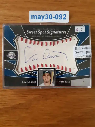 ERIC CHAVEZ 2004 SWEET SPOT SIGNATURES AUTO AUTOGRAPH, View more