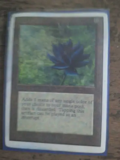 Black lotus beta addition magic card, View more