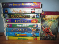 VHS Tapes ($5 for all 9)