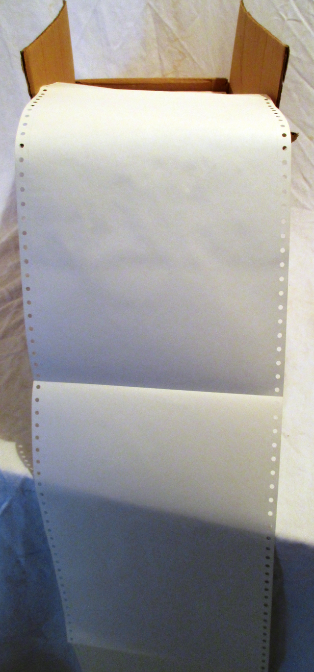 Legal size pin-feed computer printer paper in Printers, Scanners & Fax in Sudbury - Image 3