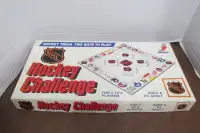 1986 HOCKEY CHALLENGE NHL  BOARD GAME TRIVIA ANGLAIS *incomplet*