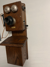 Antique Wall Mount Telephone 