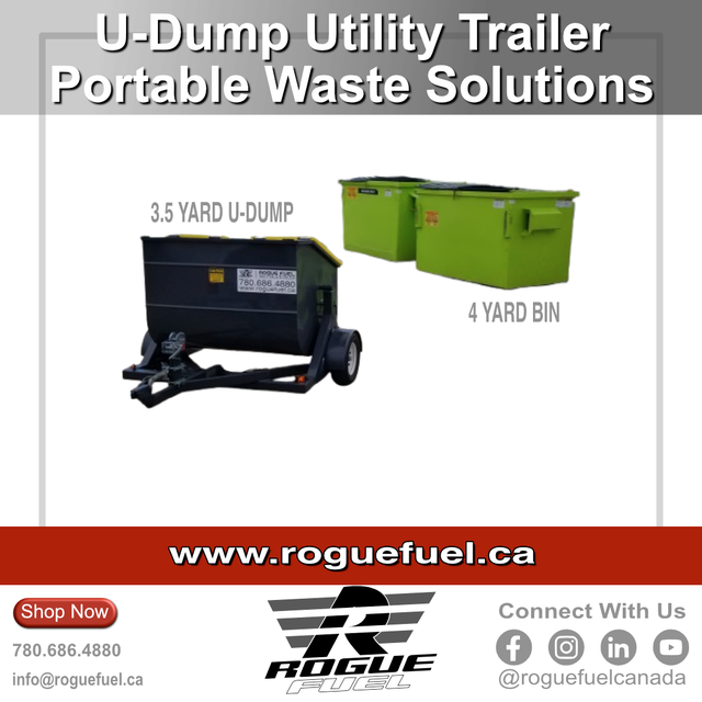U-DUMP Portable Waste Utility Trailer - 3.5 Yard Bin in Other in Barrie - Image 6