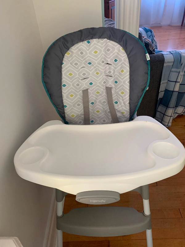 Ingenuity Brand, Clean, Barely Used High Chair in Feeding & High Chairs in Corner Brook
