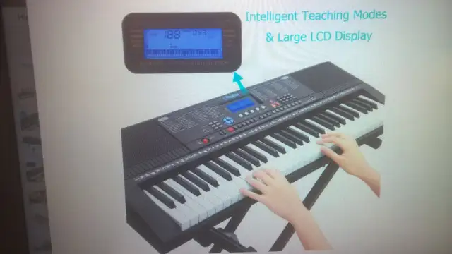 Ohuhu Digital Piano Keyboard w/ Headphone, Mic, Stand, Stool in Pianos & Keyboards in Bedford - Image 7