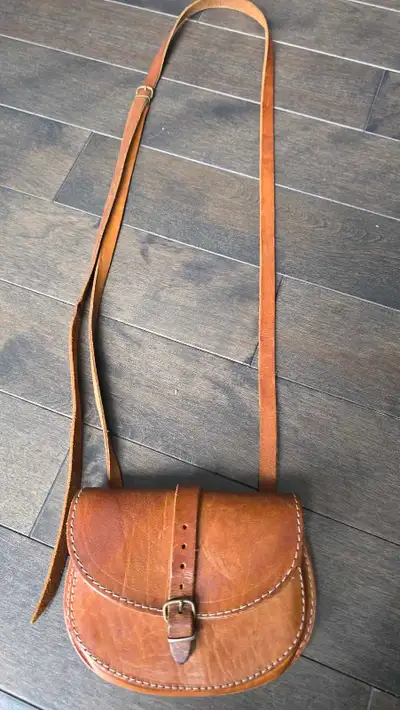 Leather Crossbody Bag, View more