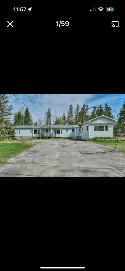 Duplex /fermette/ bord de l’eau. Lac privé