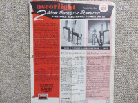 Vintage Technical Data Sheet - Series 400 Ascorlight Powers Unit