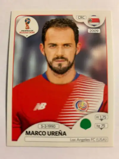 2018 PANINI FIFA WORLD CUP RUSSIA STICKERS M. URENA #410 COSTA RICA NM/MT. Hello buyer, If you see t...