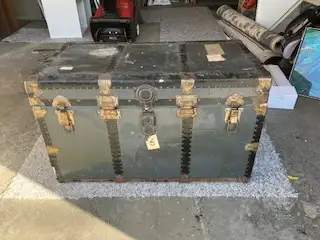 Trunk is from the early 1900's and for something that is over 100 years old it is in very good condi...