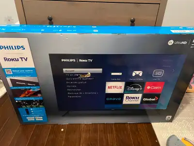 Philips 50" 4K UHD LED Roku Smart TV, View more