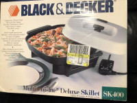 Black & Decker SK400 Deluxe Electric Skillet - New In Box
