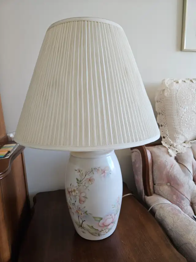 Table Lamp with Cherry Blossoms in Indoor Lighting & Fans in Hamilton - Image 2