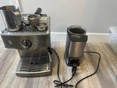 Breville Cafe Venezia Espresso machine +Breville Coffee Grinder, View more