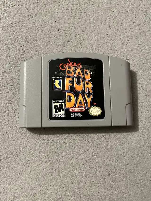 Conkers Bad Fur Day N64