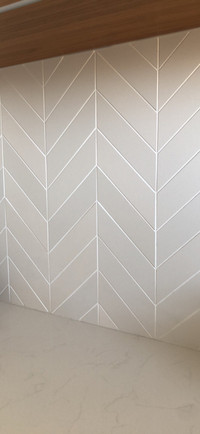 MUTINA Chevron tile - Italian - matte white (5 boxes-46sq.)