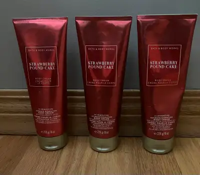 Bath and Body Works Strawberry Pound Cake Body Cream, View more