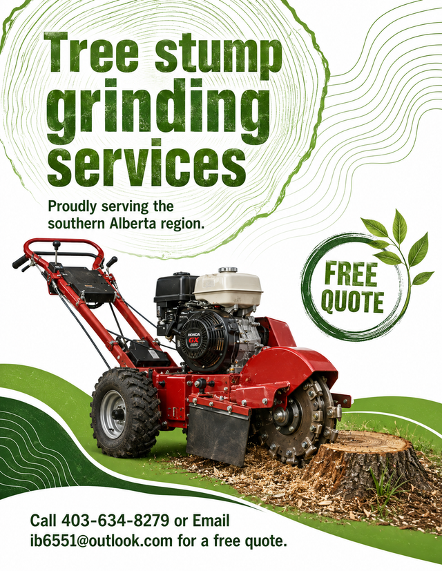 Tree Stump Grinding Services. Free Quotes.