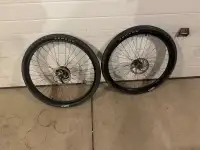 Set of 26 inch Mountain Bike Wheels and Tires with Disk Brakes