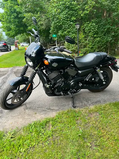 Great reliable bike. Beautiful black on black. Low mileage. Stored in heated garage in winter. New b...