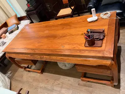 Wood desk, View more