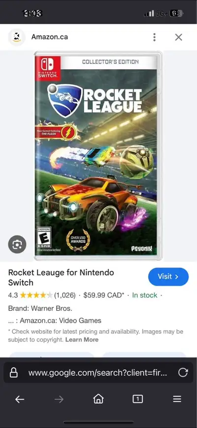 Rocket League for Nintendo Switch, View more