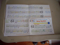 FISHER PRICE MUSIC SHEETS 4 XYLOPHONE