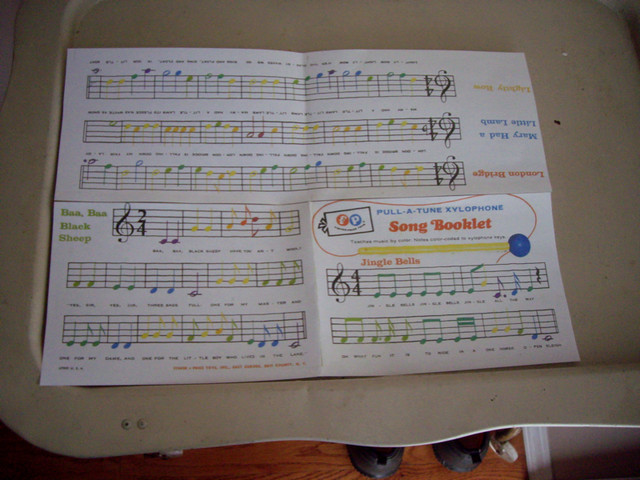 FISHER PRICE MUSIC SHEETS 4 XYLOPHONE in Toys in Burnaby/New Westminster