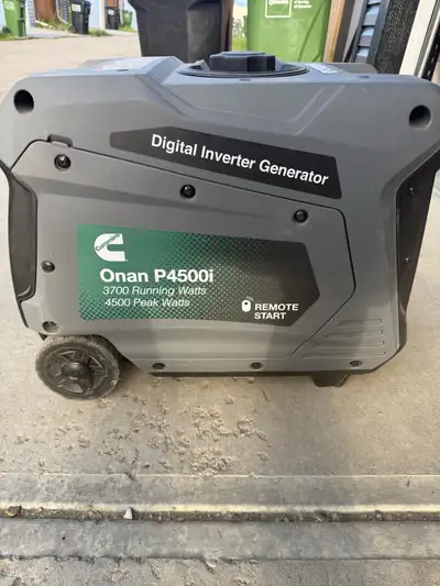 This basically bran new Onan (Cummins ) generator was $2800 bran new. Used it maybe 2 or 3 times. St...