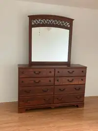Bedroom Dresser with Mirror 