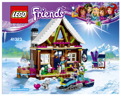 Lego 41323 Friends Chalet de station de ski, An 2017 complet no, View more