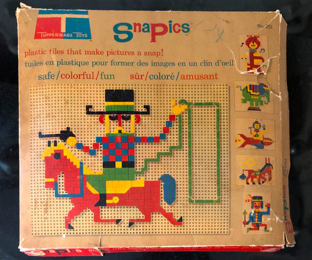 vintage Tupperware Toys Snapics set in Toys & Games in City of Halifax