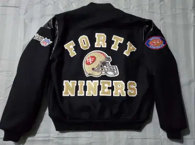 Vintage Chalk Line 49ers varsity sz MED made USA, View more