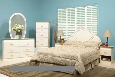 Queen size bedroom set moving sale, View more