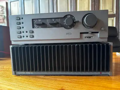 Quad Vintage Power Amp  405-2 & 44 PreAmp, View more
