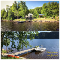 Chalet /Maison bord de l'eau à louer au Lac Mekinac